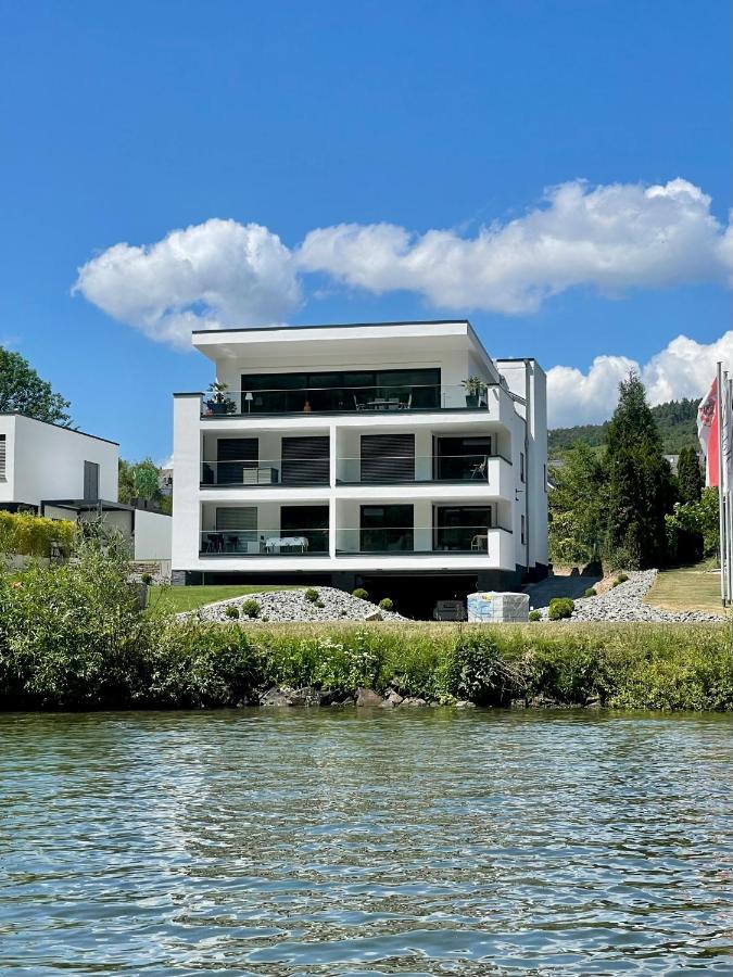 "Auslese 54" -Direkt Am Moselufer- Gaestezimmer & Ferienwohnung 特拉本特拉巴赫 外观 照片
